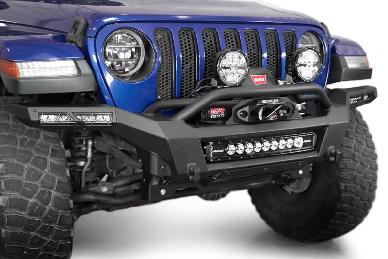 ADD 18-24 Jeep Wrangler JL / 18-24 Jeep Gladiator JT Phantom Winch Rear Bumper Bumpers - Steel Addictive Desert Designs