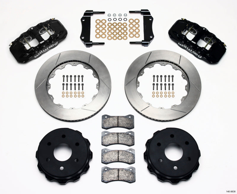 Wilwood AERO4 RearTruck Kit 14.25in 1999-2010 GM 1500-SUV 2 Piston OE Caliper Big Brake Kits Wilwood