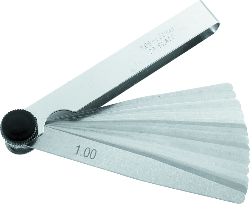 BikeMaster 20-Blade Metric Feeler Gauge Set (Pack of 3) Tools BikeMaster