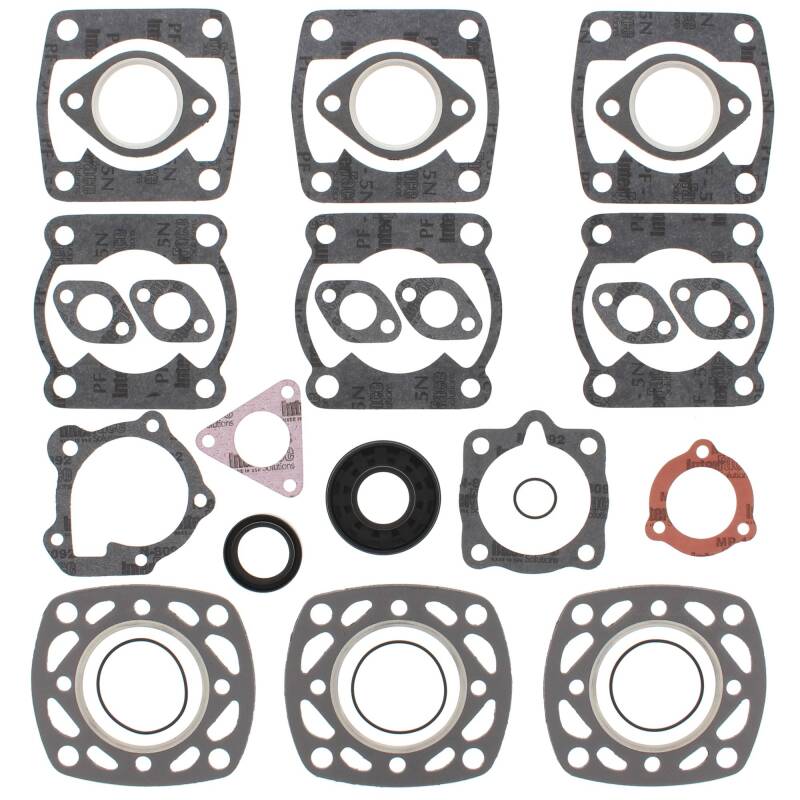 Vertex Gaskets 88-92 Polaris 650 Indy Complete Gasket Kit w/ Oil Seals Engine Hardware Vertex Pistons