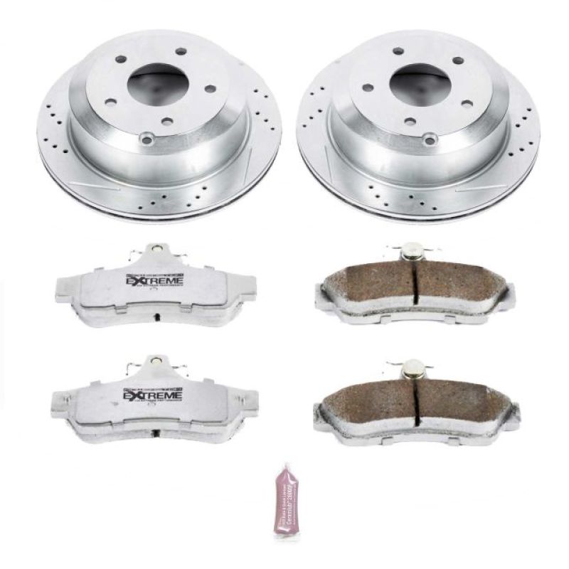 Power Stop 05-06 Pontiac GTO Rear Z26 Street Warrior Brake Kit Brake Kits - Performance D&S PowerStop