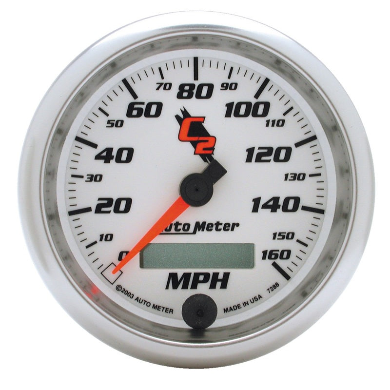 Autometer C2 3 3/8 inch 160MPH In-Dash Speedometer Gauges AutoMeter