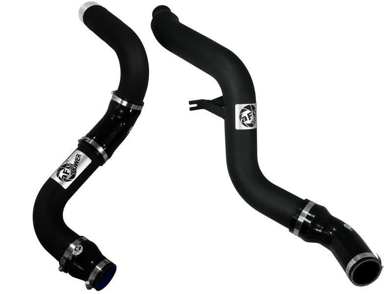 aFe Bladerunner 3in Black Intercooler Hot and Cold Side Tubes 14-15 Dodge Ram 1500 EcoDiesel V6 3.0L Intercoolers aFe