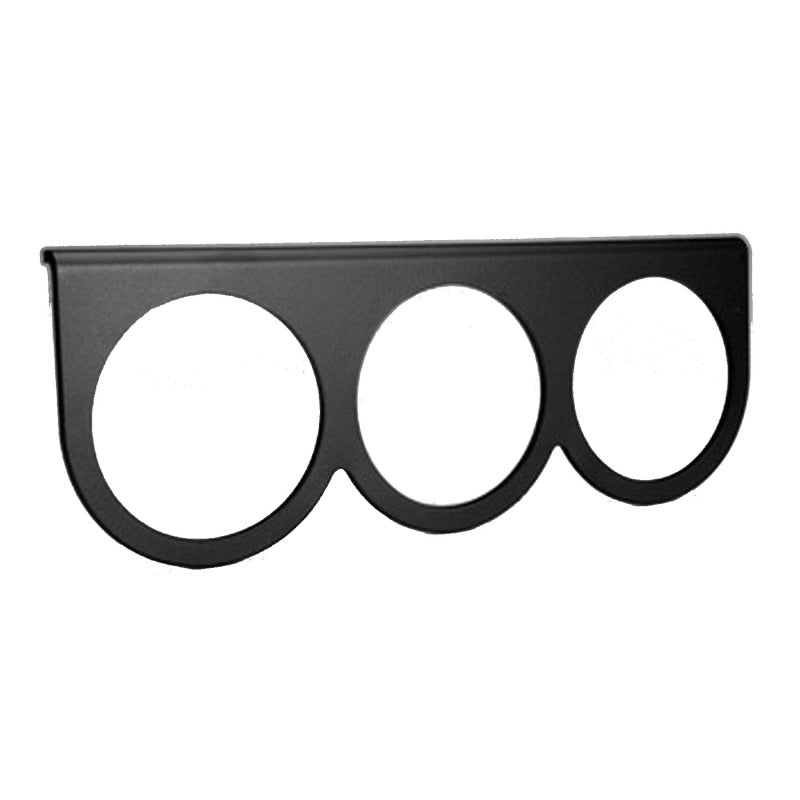 Autometer 2-5/8in 3-Hole Gauge Panel - Black Aluminum Gauge Pods AutoMeter