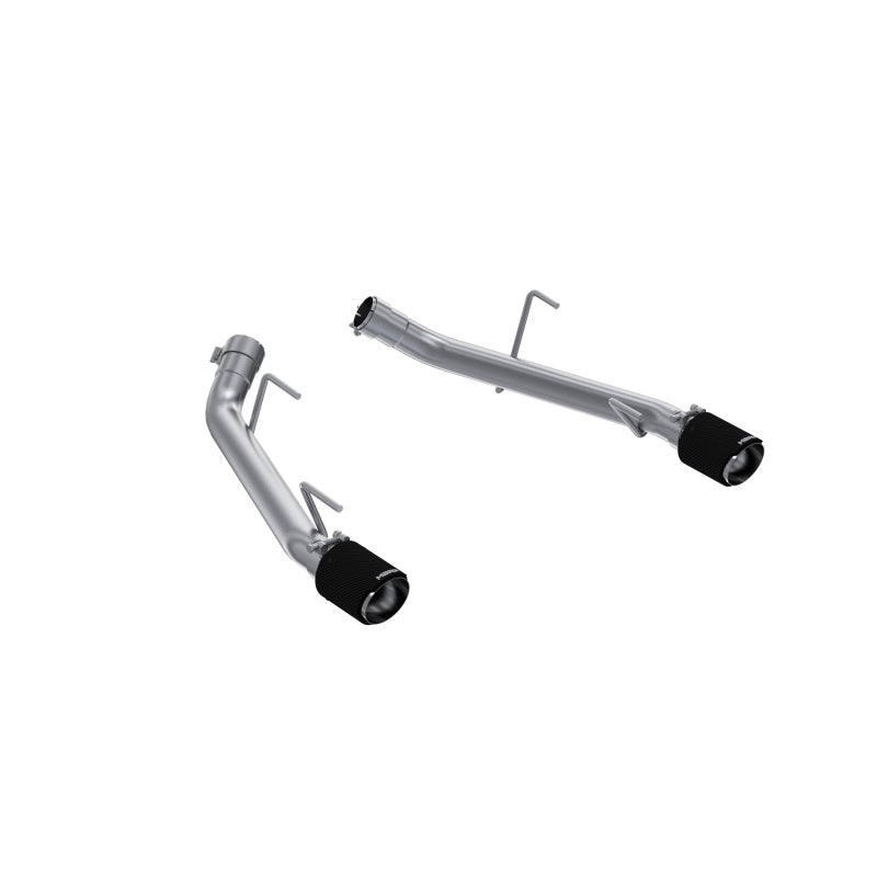 MBRP 05-10 Ford Mustang GT 4.6L T304 SS 2.5in Dual Axle-Back with CF Tips (Race Version) Axle Back MBRP
