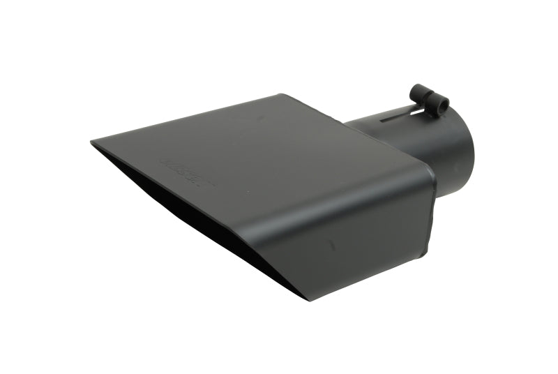 Gibson Rectangle Sport Tip - Center - 6x2.75in OD/2.5in Inlet/9.5in Length - Black Ceramic Tips Gibson