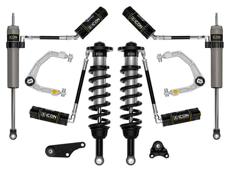 ICON 2024+ Toyota Tacoma 1.25in-3in Stage 4 Suspension System Billet Coilovers ICON