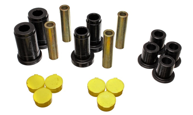 Energy Suspension 02-05 Dodge Ram 1500 2WD Black Front Control Arm Bushing Set Bushing Kits Energy Suspension
