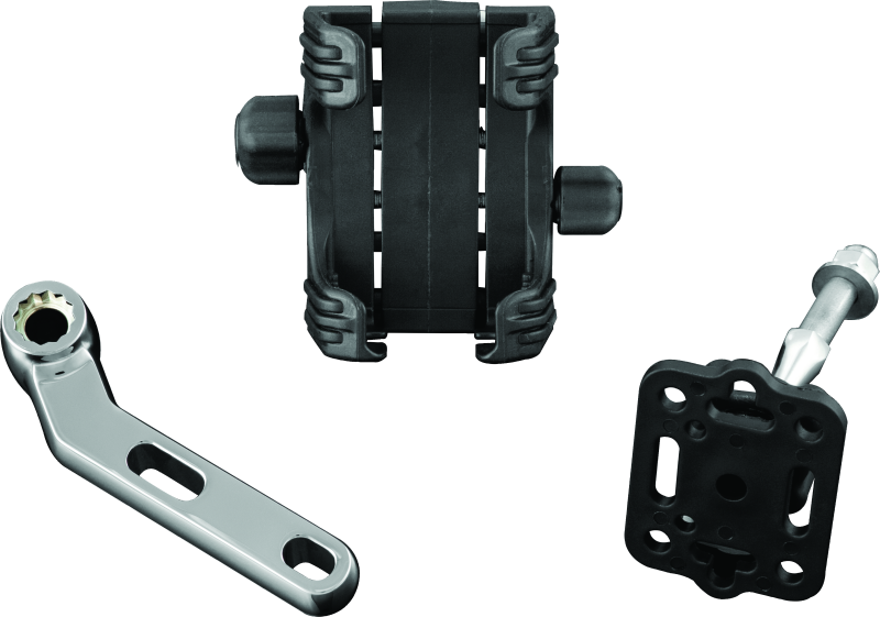 Kuryakyn Tech Connect Perch Mount Chrome Standard Phone Holders Kuryakyn