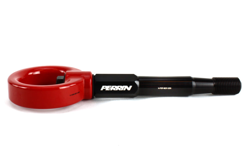 PERRIN 15-17 Subaru WRX & STI / 13-17 Crosstrek / 12-16 Impreza Tow Hook Kit (Front) - Red Tow Hooks Perrin Performance