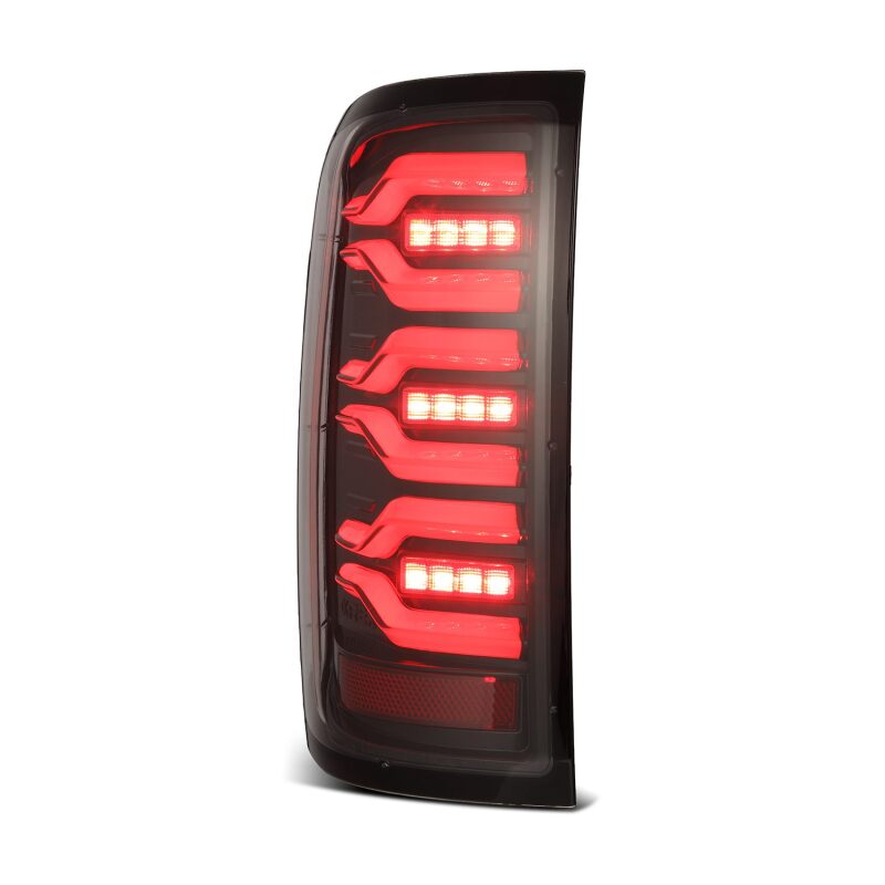 AlphaRex 14-18 Chevy Silverado 1500 Luxx-Series LED Tail Lights Alpha-Black w/Activ Light/Seq Signal Tail Lights AlphaRex