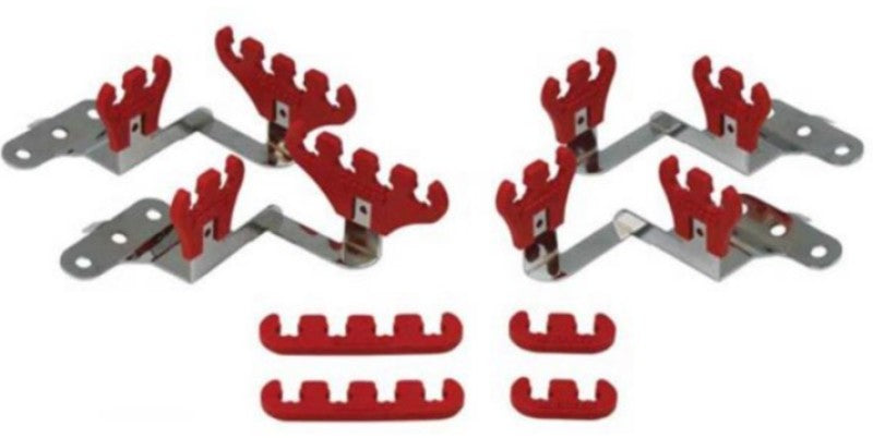 Moroso Chevrolet Small Block Ignition Wire Loom Kit - Centerbolt - 7-9mm - Red Wire Loom Moroso