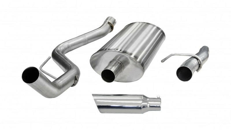 Corsa 2011-2014 Ford F-150 6.2L V8 Polished Sport Cat-Back Exhaust Catback CORSA Performance