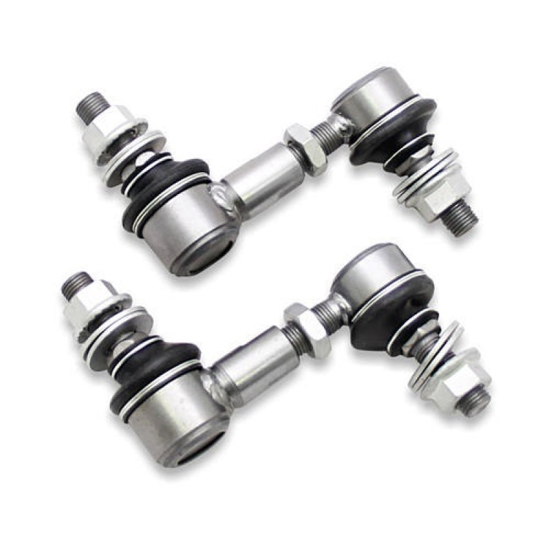 SuperPro 2004 Mazda RX-8 Base Rear HD Adjustable End Link Set (10mm Studs 85mm-100mm Length) Sway Bar Endlinks Superpro