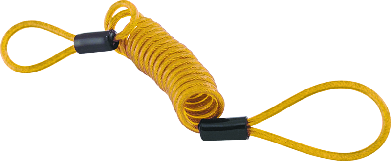 Bully Lock Reminder Disc Cable 4 ft. - Yellow Security Locks BikeMaster
