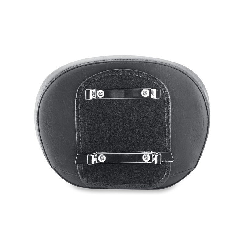 Mustang Harley Low Medallion Sissy Bar Pad (12 inch x 9 inch) - Black Sissy Bar Pads Mustang Motorcycle