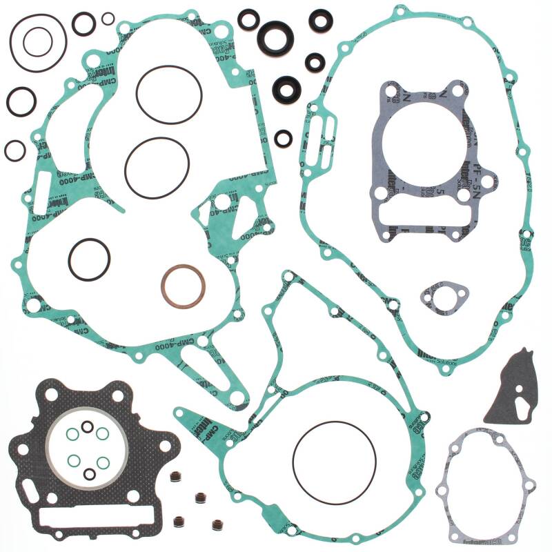 Vertex Gaskets 93-08 Honda TRX300 EX Complete Gasket Kit w/ Oil Seals Engine Hardware Vertex Pistons