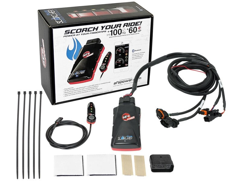 aFe 19-22 Hyundai Veloster N SCORCHER BLUE Bluetooth Capable Power Module In-Line Modules aFe