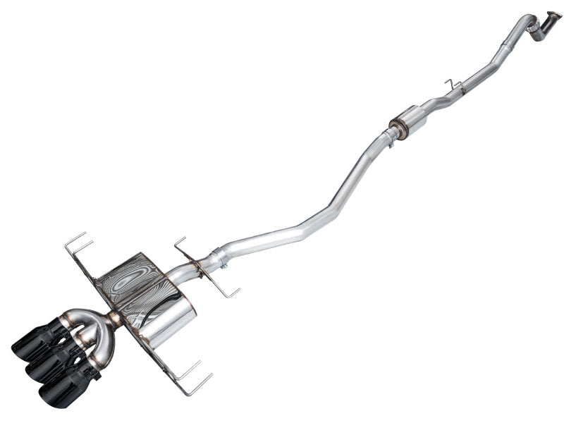 AWE Tuning 2024 Acura Integra Type S DE5 FWD Touring Edition Exhaust w/ Triple Diamond Black Tips Catback AWE Tuning