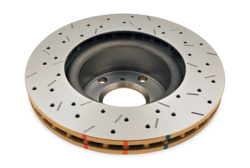 DBA 14-19 Chevrolet Corvette (C7) Z51 Front Cross Drilled 4000 XS Series Rotor w/Black Hat Brake Rotors - Drilled DBA