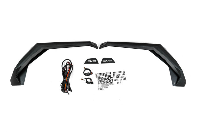 DV8 Offroad 20-25 Jeep Gladiator JT Armor Fender Flares Fenders DV8 Offroad