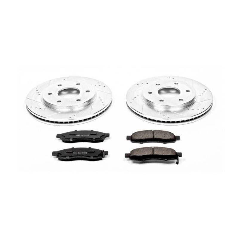 Power Stop 04-05 Infiniti QX56 Front Z23 Evolution Sport Brake Kit Brake Kits - Performance D&S PowerStop