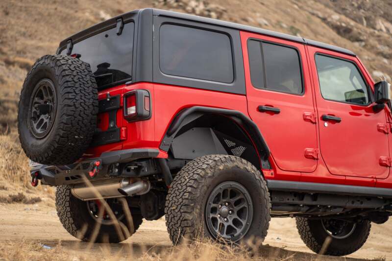 DV8 Offroad 18-24 Jeep Wrangler JL Rear Inner Fenders Wheel Well Liners DV8 Offroad