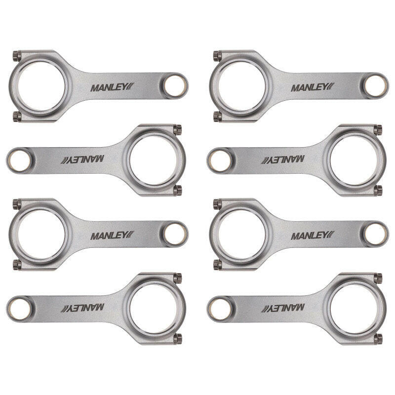 Manley Chevy Small Block LS Series 6.125in H Beam Connecting Rod Set Connecting Rods - Single Manley Performance