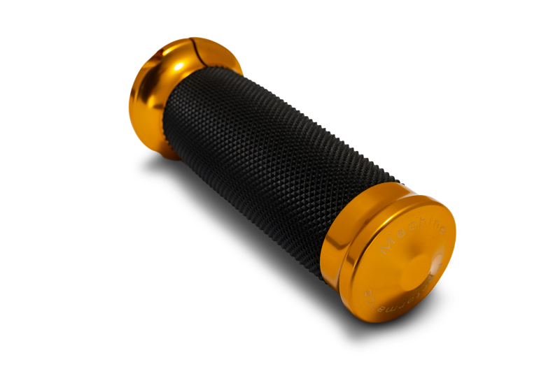 Performance Machine 24-25 Touring, 2025 Softail TBW Contour Handle Grip Set - Gold Grips Performance Machine