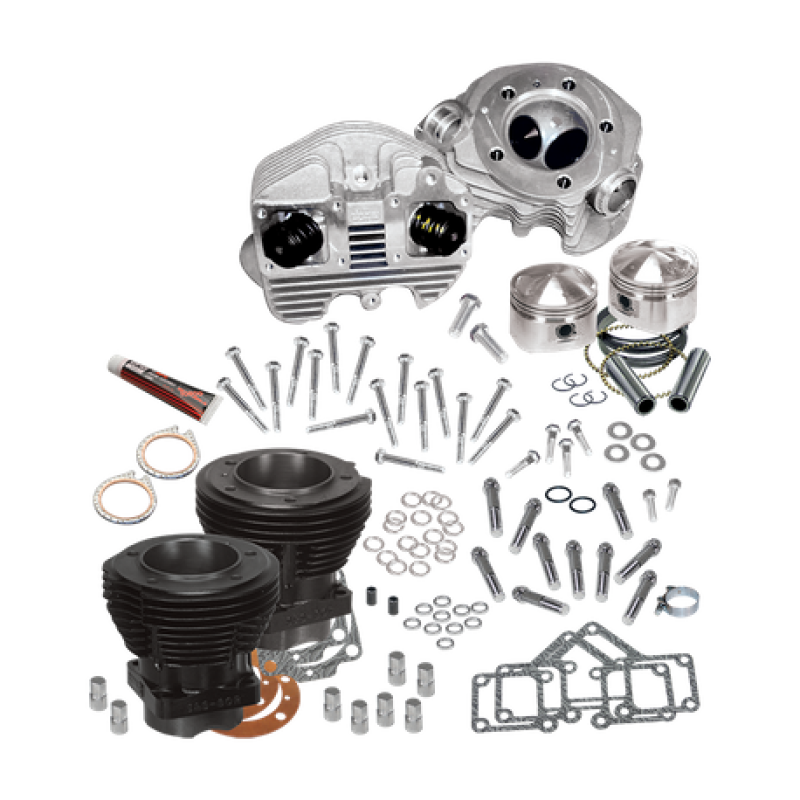 S&S Cycle 66-78 BT Complete 74in Top End Replacement Kit Heads S&S Cycle
