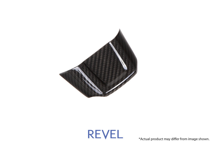 Revel GT Dry Carbon Steering Wheel Insert Lower Cover 15-18 Subaru WRX/STI - 1 Piece Carbon Accessories Revel