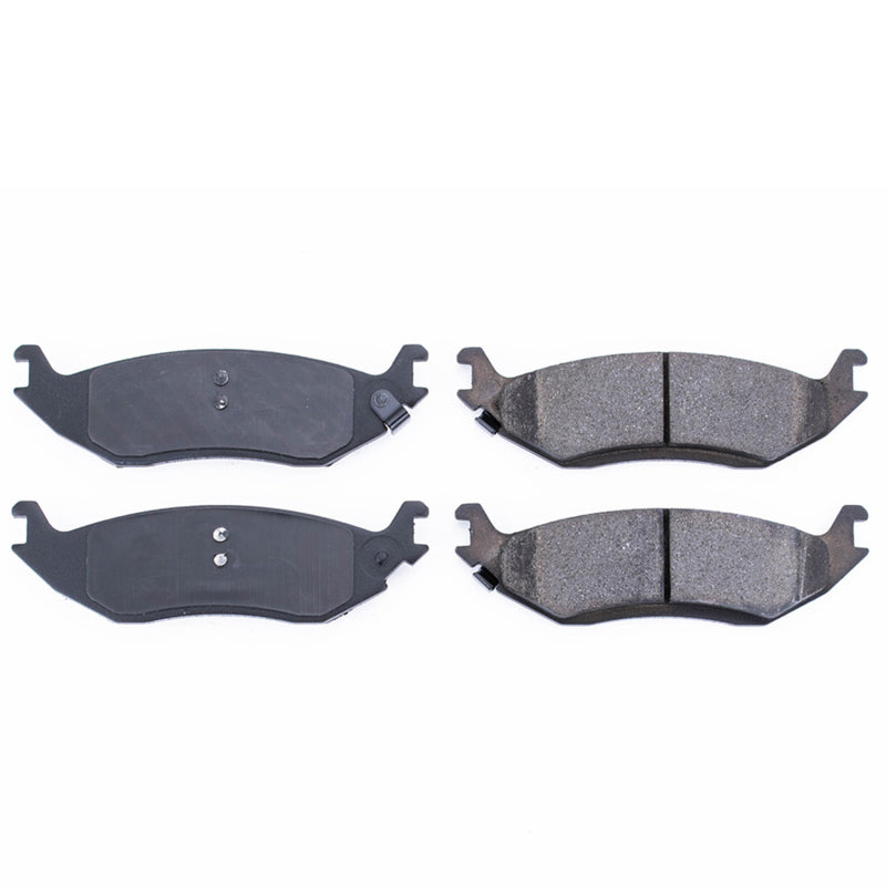 Power Stop 2018 Jeep Wrangler JK Rear Z16 Evolution Ceramic Brake Pads Brake Pads - OE PowerStop