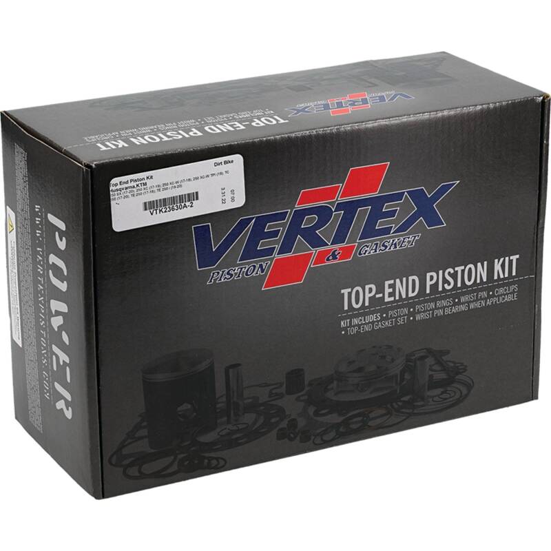 Vertex Piston 17-22 KTM 250 SX 250cc Top End Piston Kit Piston Sets - Powersports Vertex Pistons