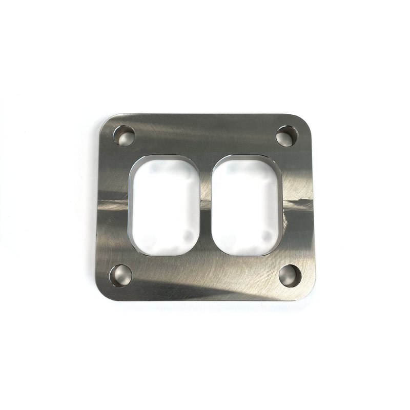 Stainless Bros SS304 T4 Turbo Inlet flange - Divided - 1/2in / 12.7mm - Unthreaded Flanges Stainless Bros