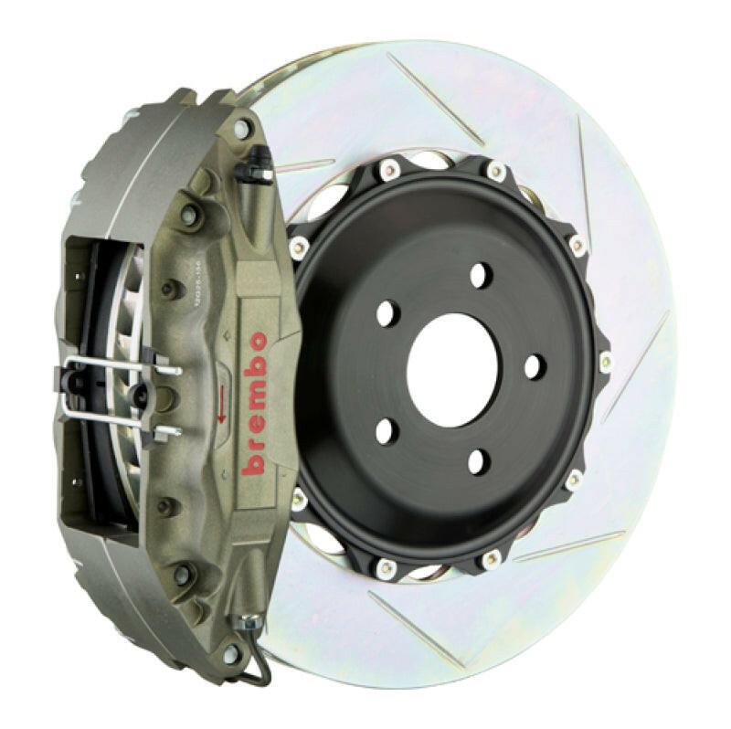 Brembo 90-94 Carrera 2 PISTA Fr Race BBK 4 Pist Cast 2pc 332x32x54a 2pc Rotor T1-Clear HA Brake Kits - Performance Slot Brembo