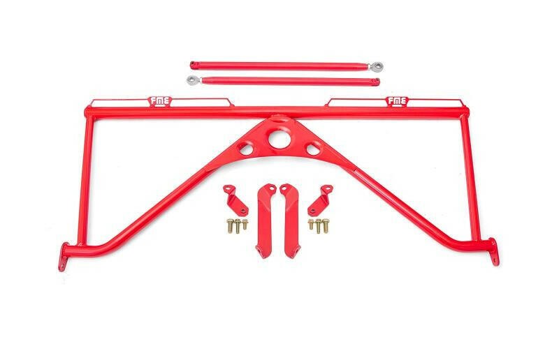 BMR Suspension 16-24 6th Gen Camaro Harness Bar - Red Harness Bars BMR Suspension