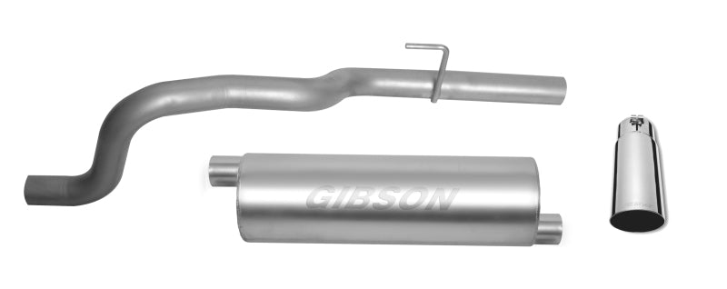 Gibson 02-04 Jeep Grand Cherokee Laredo 4.0L 2.5in Cat-Back Single Exhaust - Aluminized Catback Gibson