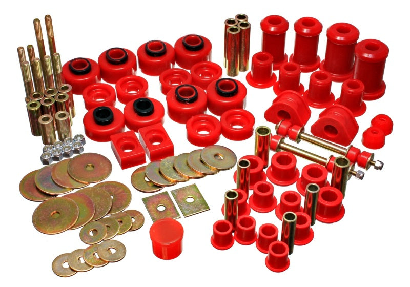 Energy Suspension Ford F-150/F-250 4WD Red Hyper-flex Master Bushing Set Bushing Kits Energy Suspension
