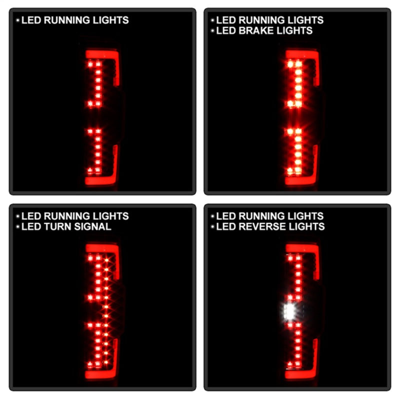 Spyder 20-21 Ford F250 Superduty LED Tail Lights - Black (ALT-YD-FS20HAL-LED-BK) Tail Lights SPYDER