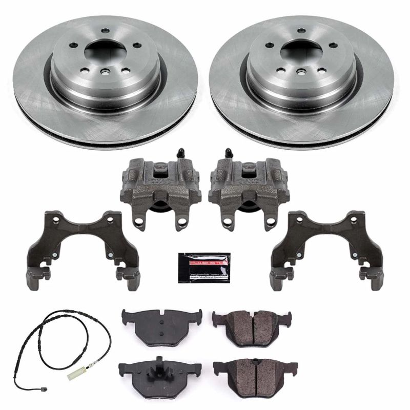 Power Stop 13-15 BMW X1 Rear Autospecialty Brake Kit w/Calipers Brake Kits - OE PowerStop
