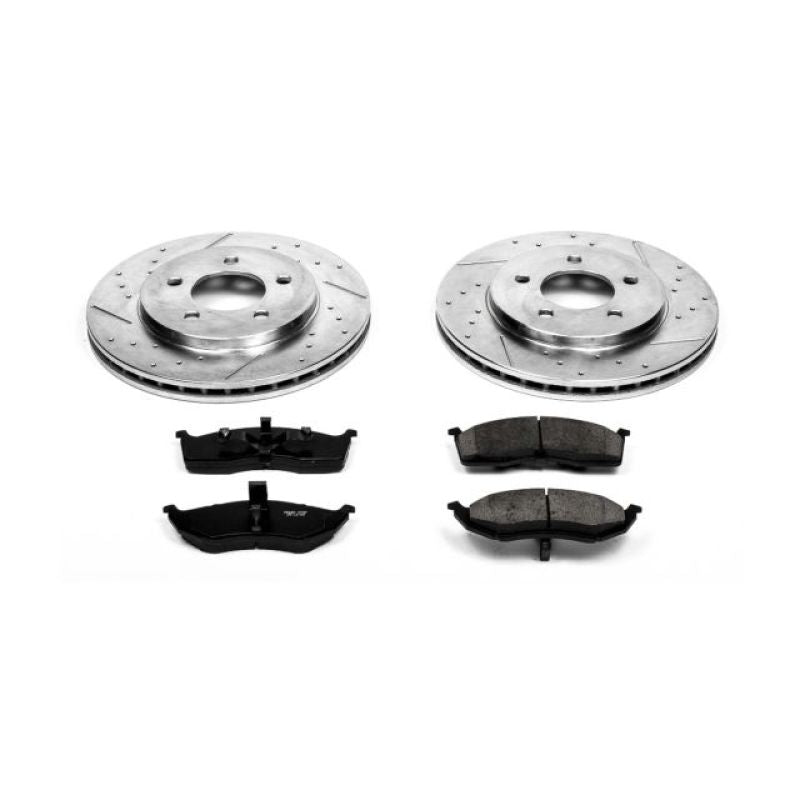 Power Stop 2000 Chrysler Grand Voyager Front Z23 Evolution Sport Brake Kit Brake Kits - Performance D&S PowerStop