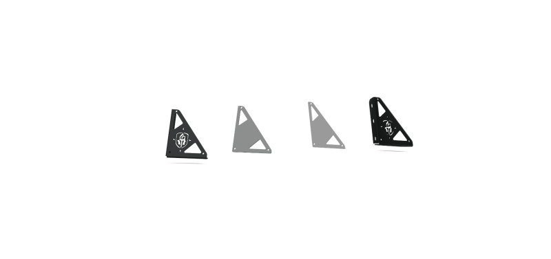 Road Armor TRECK Rear Ratchet Strap and Vertical Support Mount - Tex Blk (Pair) Brackets Road Armor