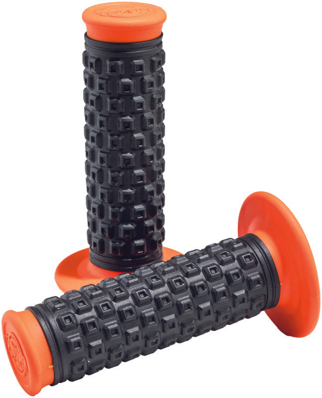 ProTaper Pro Series Clamp On Pillow Top Orange/Black Grips ProTaper