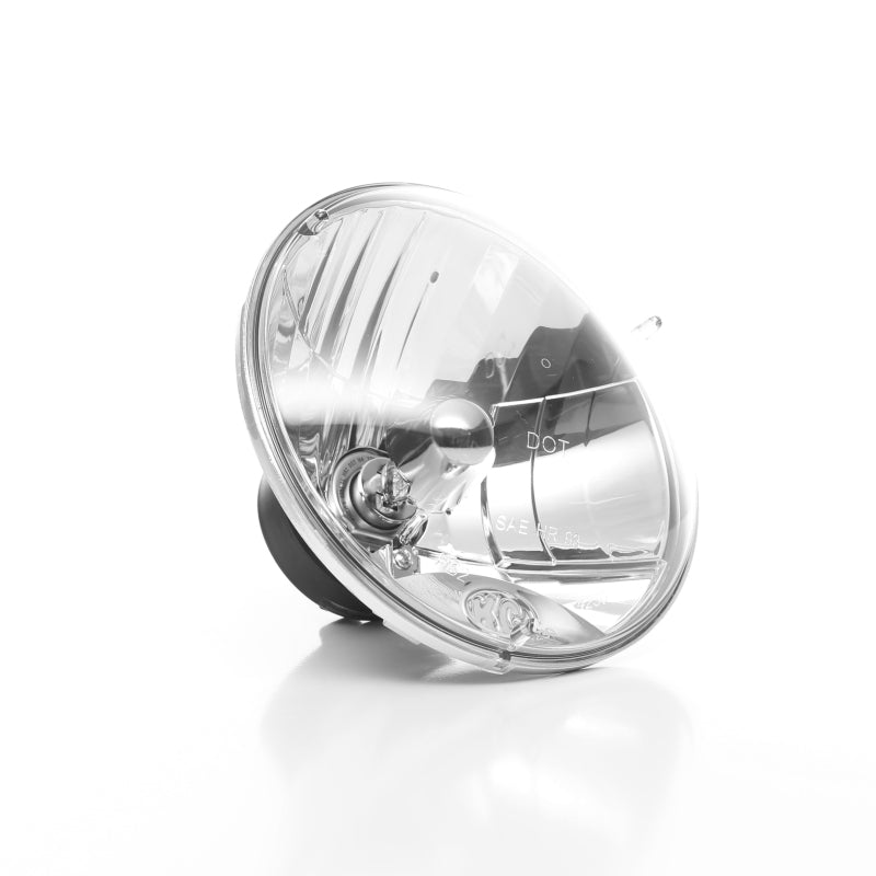 KC HiLiTES Universal/97-06 Jeep TJ 7in. Halogen H4 DOT Approved Headlight 55/60w Lexan (Single) Headlights KC HiLiTES