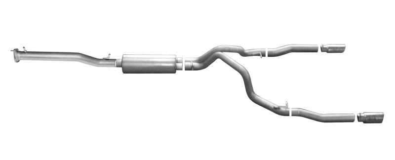 Gibson 15-19 GMC Sierra 2500 HD Base 6.0L 3.5in/3in Cat-Back Dual Split Exhaust - Stainless Catback Gibson