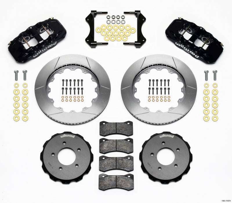 Wilwood AERO6 Front Hat Kit 14.00 99-06 BMW E46 Big Brake Kits Wilwood