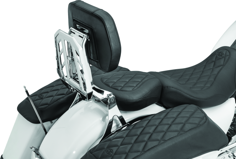 Kuryakyn Neo Driver & Passenger Backrest Chrome Seats Kuryakyn