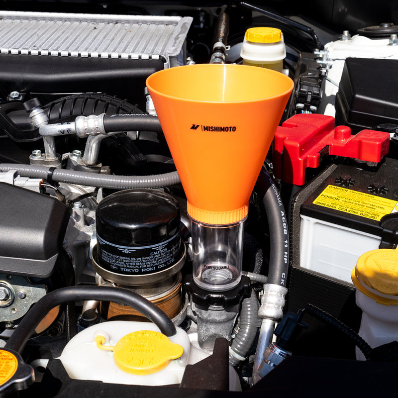 Mishimoto Screw On Oil Funnel Subaru Kit Tools Mishimoto