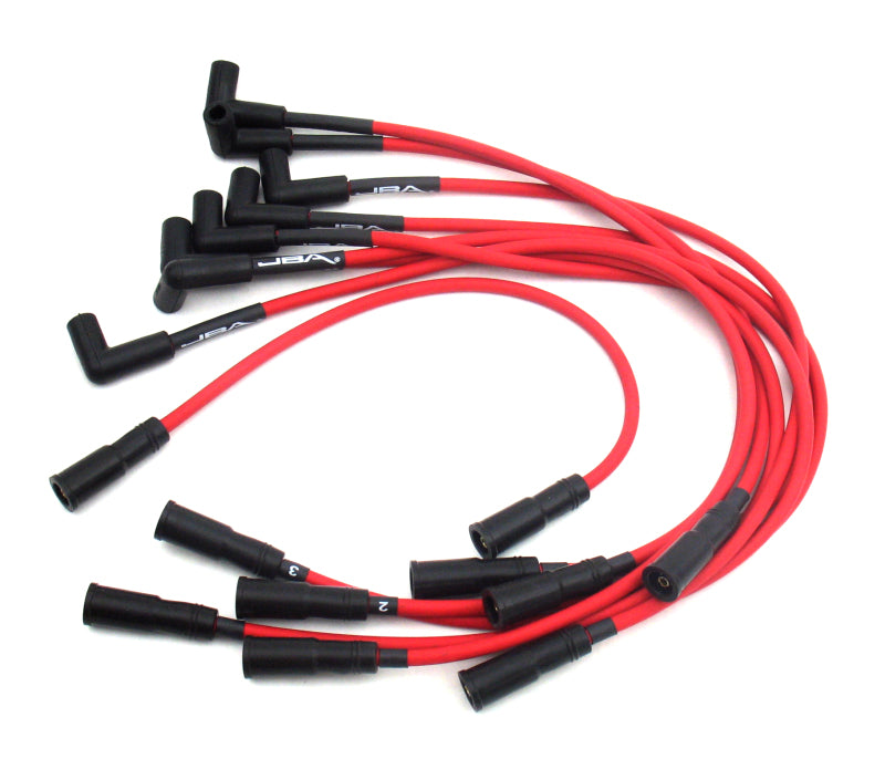 JBA 96-99 GM 5.0L/5.7L Truck Ignition Wires - Red Spark Plug Wire Sets JBA