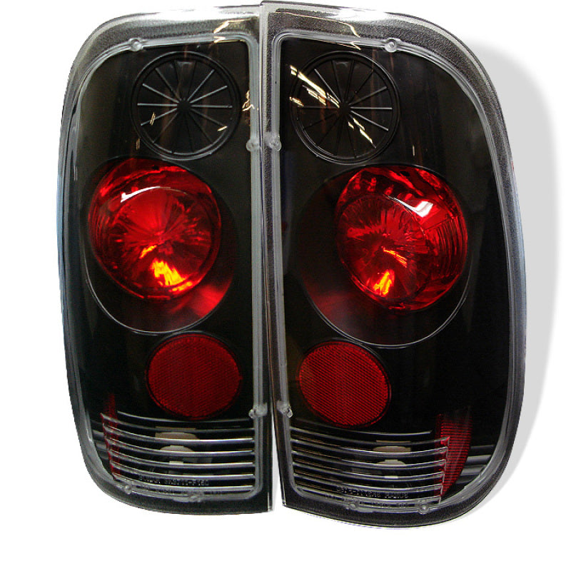 Spyder Ford F150 side 97-03/F250/350/450/550 Super Duty 99-07 Euro Tail Lights Blk ALT-YD-FF15097-BK Tail Lights SPYDER